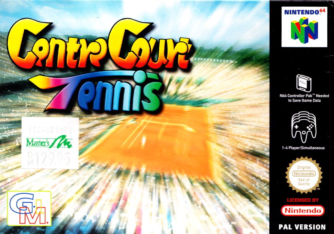 Centre Court Tennis box art for Nintendo 64